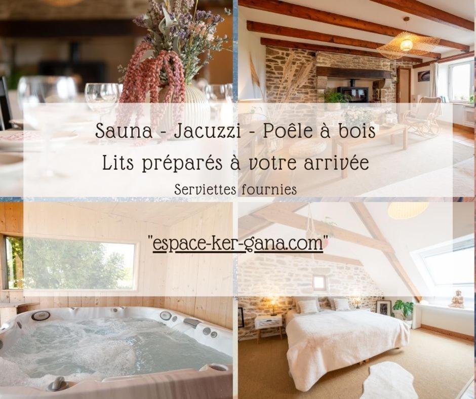 Ker Gana Sauna, Jacuzzi, Poele A Bois Plourin  Exterior photo